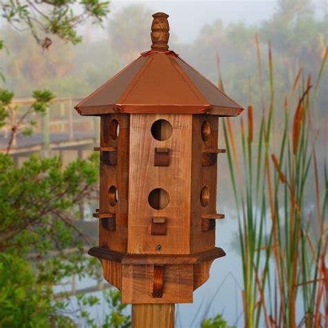 metal single story martin bird house|purple martin bird house.